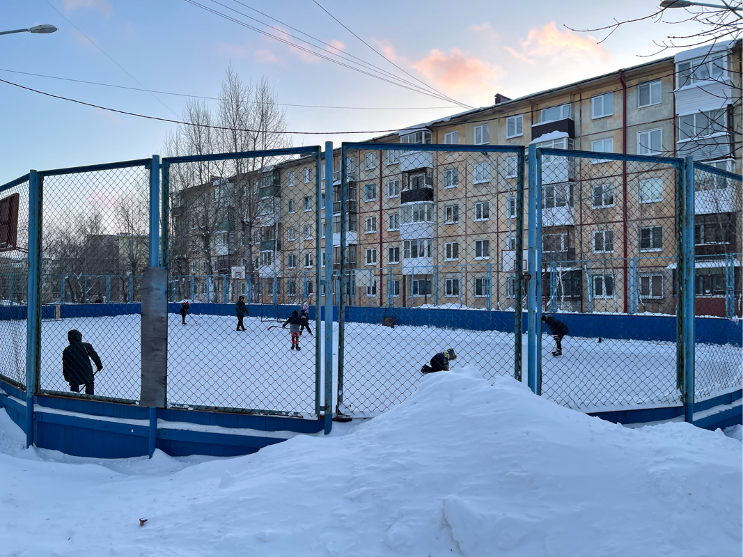 Хоккейная коробка на ул. Магистральная, 59а