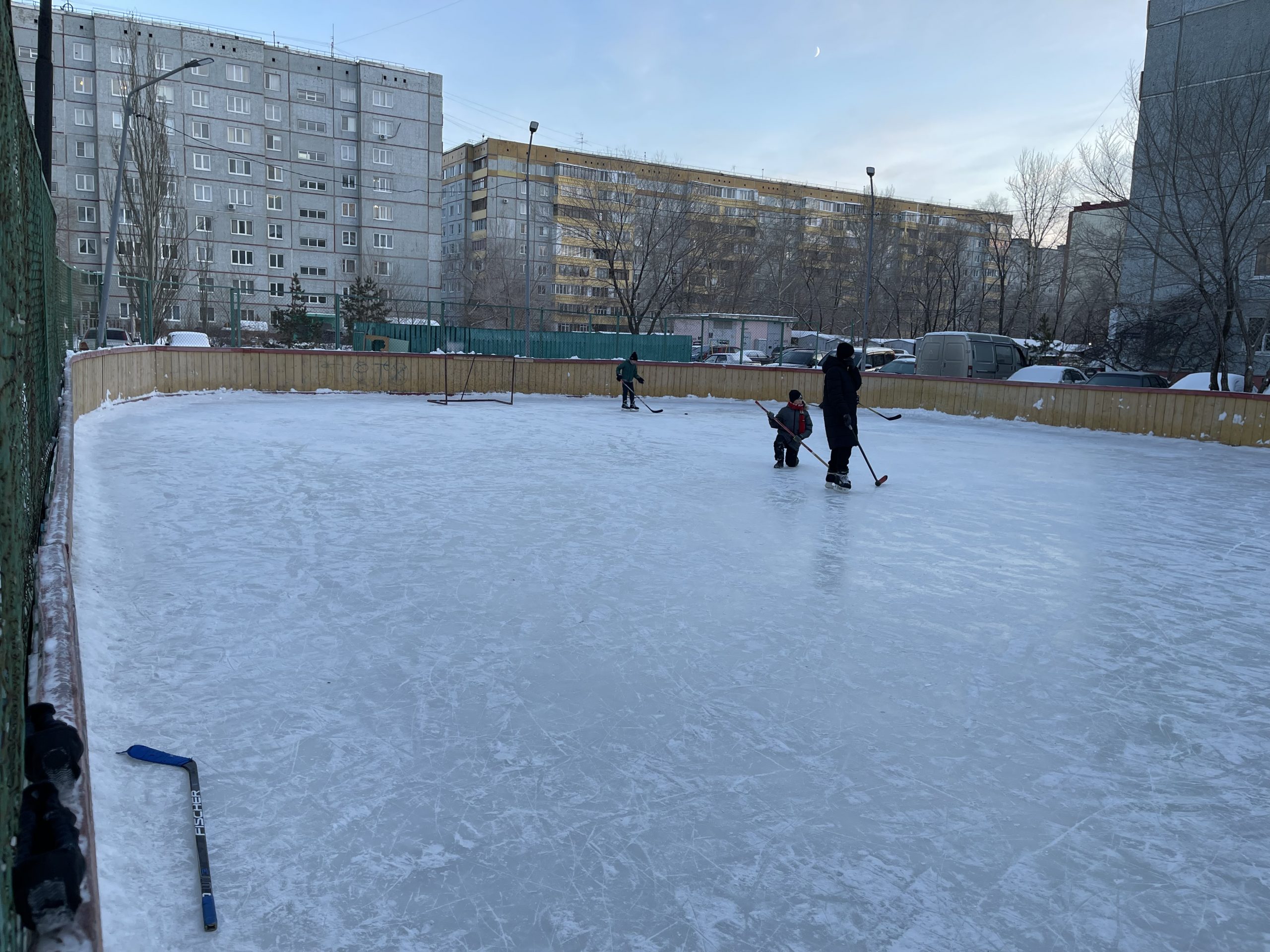 Хоккейная коробка на ул. Крупской, 5